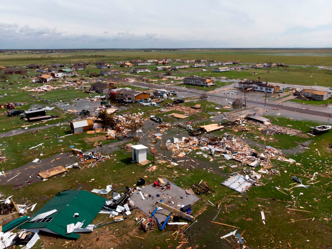 Unbiased news without politics Hurricane laura damage