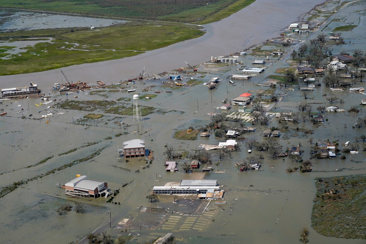 Non political News without politics Hurricane laura damage