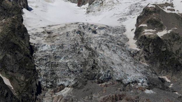 non political news Mont Blanc: Glacier collapse risk forces Italy Alps evacuation