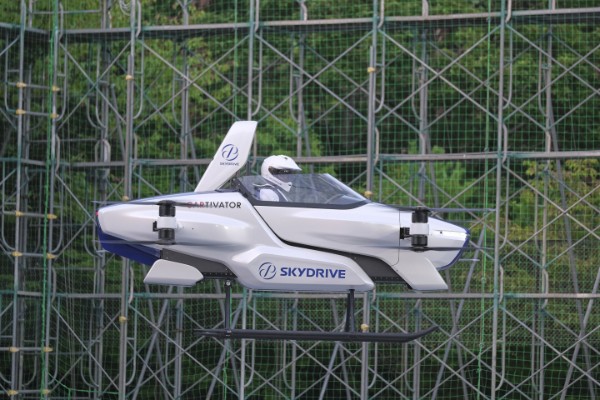Japan’s ‘flying car’ gets off ground, person aboard