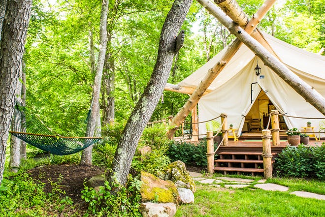 Try a social distancing vacation glamping