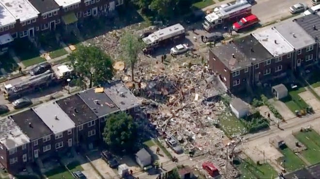 ‘Major explosion’ in Baltimore