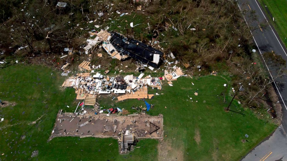 News without politics Hurricane laura damage