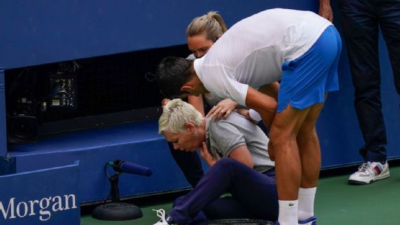 Novak Djokovic’s US Open default striking judge