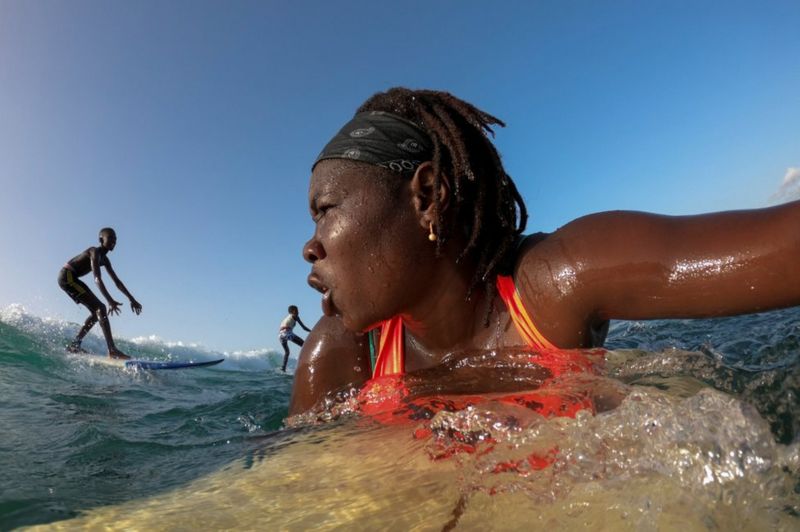 Meet Senegal’s first female professional surfer