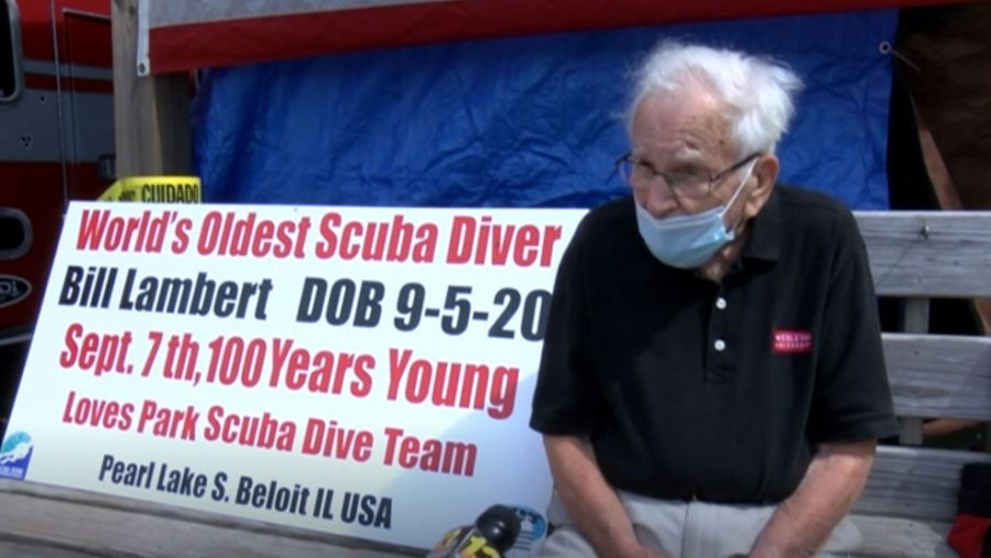 100 year old scuba diver breaks world record news without politics unbised 