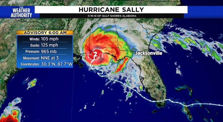 Hurricane Sally map Nonpartisan News without politics 
