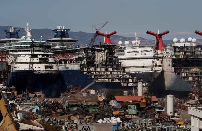 Cruise ships dismantled for scrap after pandemic sinks industry, follow News Without Politics, best unbiased non-political news source