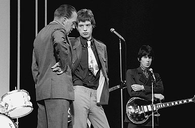 Rolling Stones: Ed Sullivan! This day in history. Ed Sullivan talks with Mick Jagger. News Without Politics, unbiased