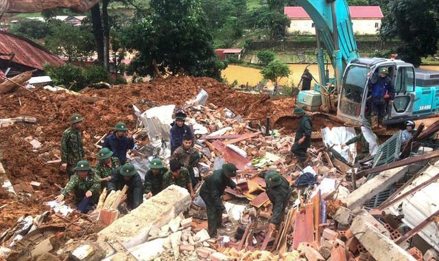 news without politics Vietnam landslide