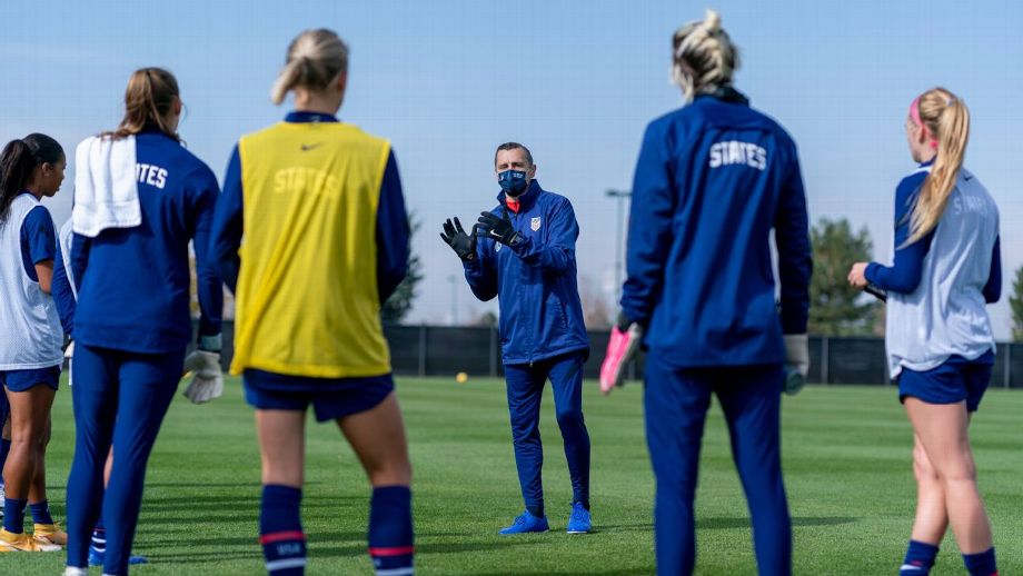USWNT camp- culmination of Vlatko Andonovski’s year of adapting and planning the future