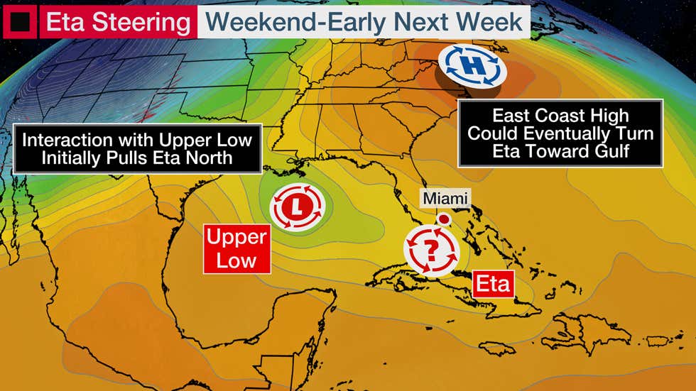 Eta Expected to Track Toward South Florida!, tracking storm news from News Without Politics, unbiased