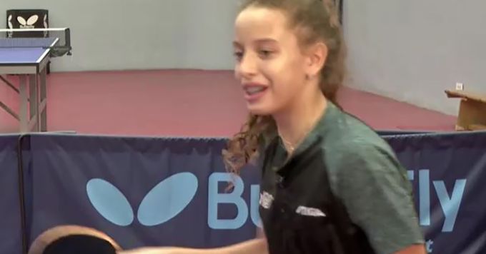 Egyptian girl becomes ping-pong sensation, 12- years-old, stay informed on this and more world news