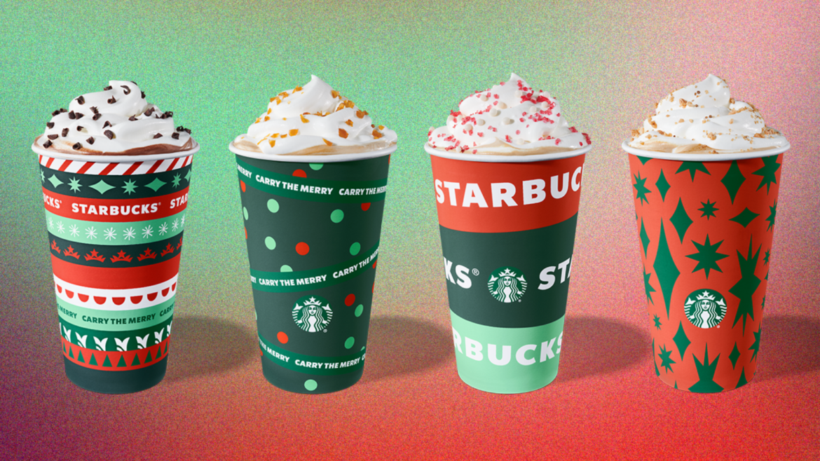 Starbucks-free holiday collectible cups Friday!