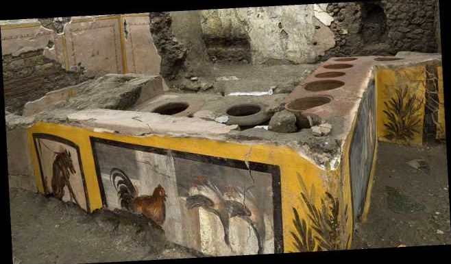 Pompeii dig uncovers secrets fast-food restaurant!