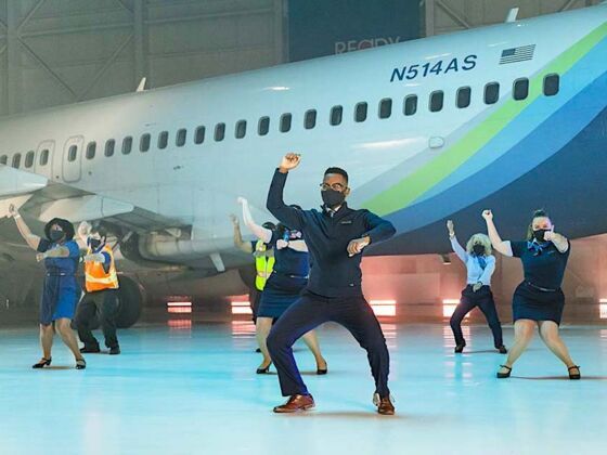 Alaska Airlines Safety Dance Video