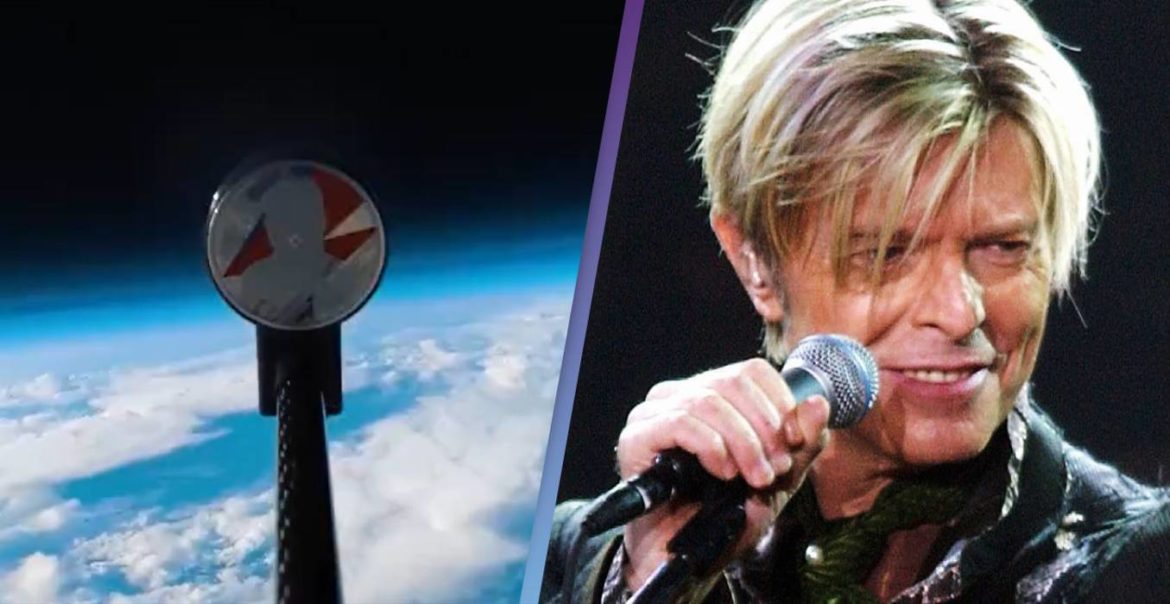 David Bowie coin launched into space-Gold on Mars?