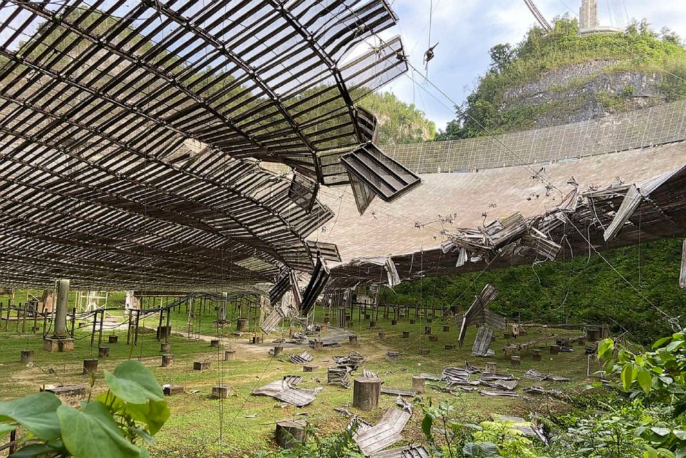 Arecibo telescope collapsed