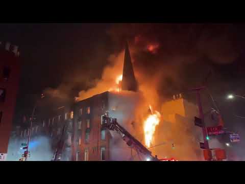 Devastating New York City fire destroys 19th-century church, follow no bias news, News Without Politics, daily