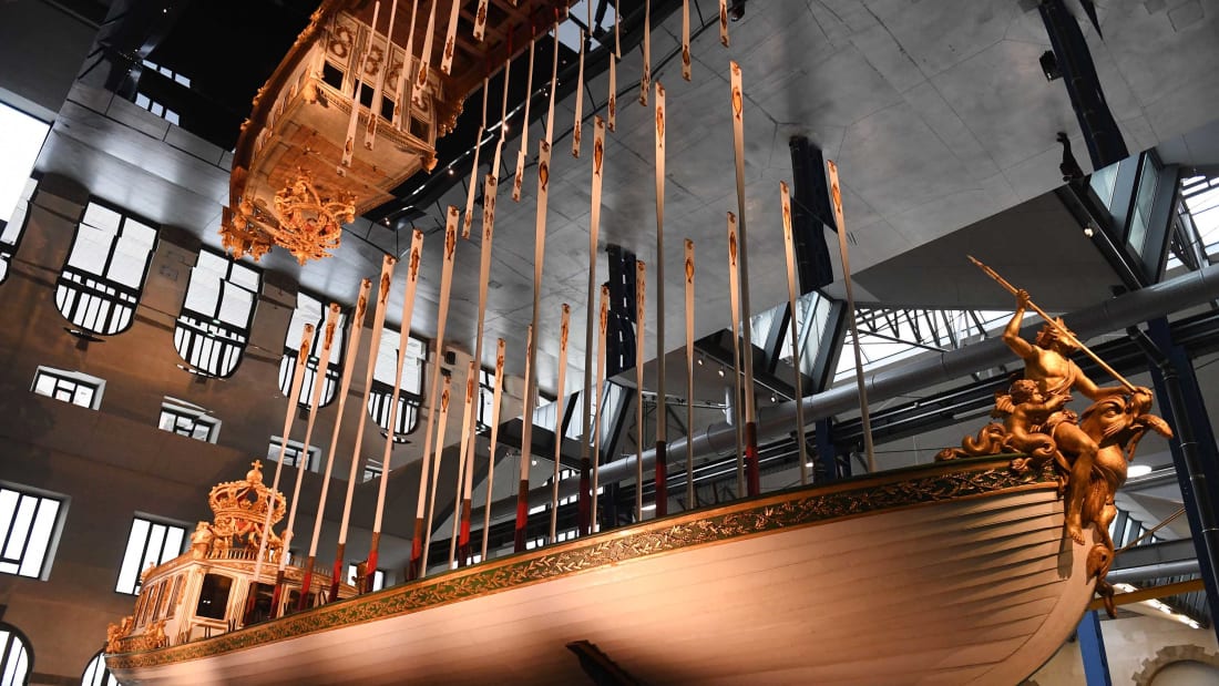 Napoleon’s imperial barge on show post restoration