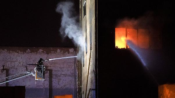 Three dead in warehouse inferno near Barcelona