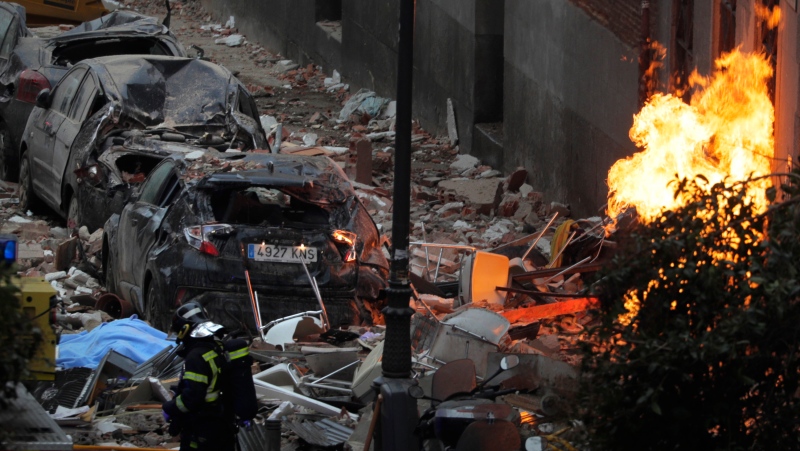 Madrid explosion rocks center of city