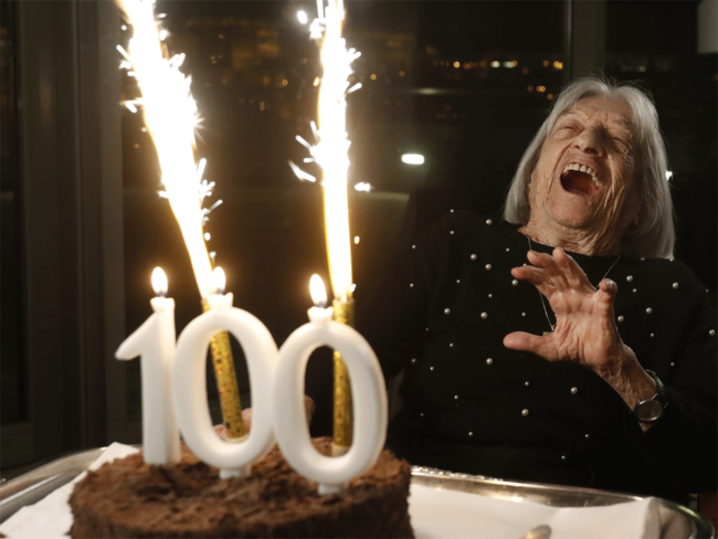 Oldest Olympic champion Celebrates 100