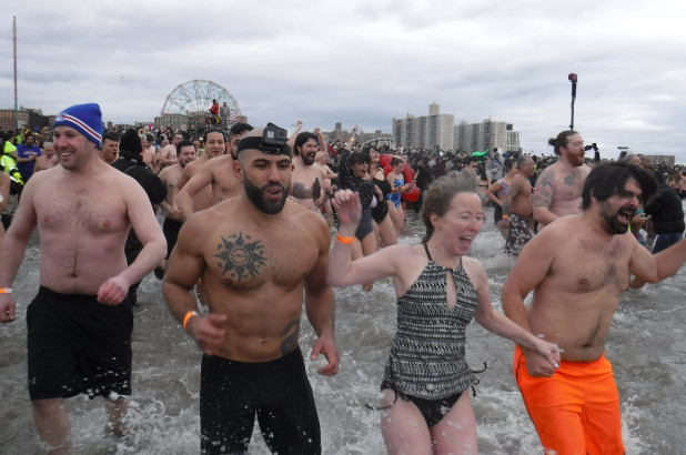 Online news without politics New Year’s tradition Frigid swim News without politics totally unbiased news