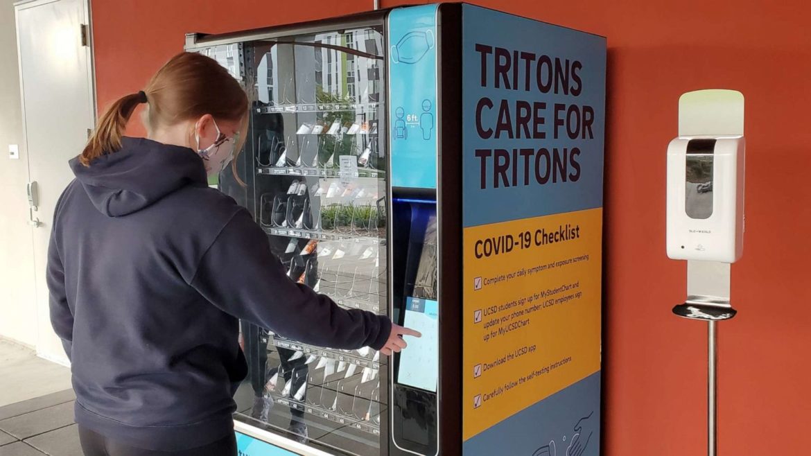 First airport selling Covid tests in vending machines