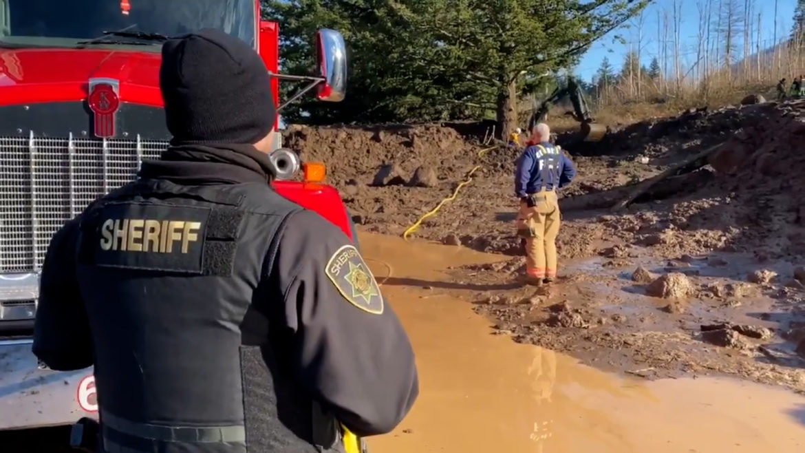 Mudslide: rescue crews recover woman’s body
