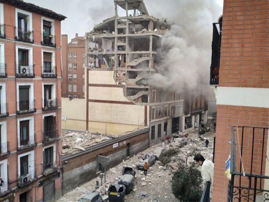 Madrid explosion non political news