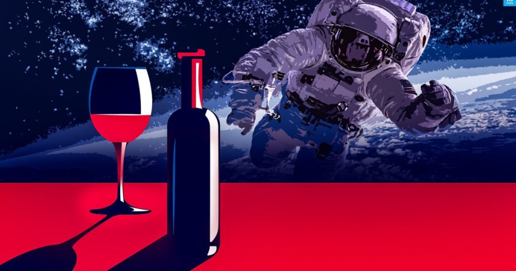 Aging wine in space returns to earth! Cheers!, follow News Without Politics, NWP, environment, science, news other than politics, today