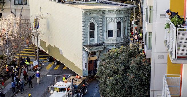 How to move a victorian home