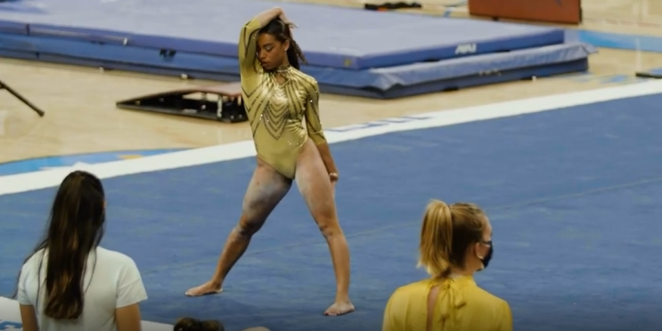 UCLA gymnast’s epic Janet Jackson floor routine