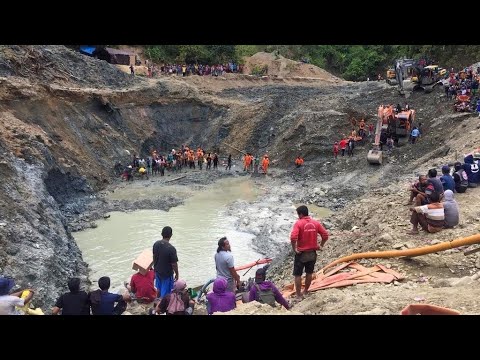 Illegal gold mine collapses in Indonesia 6 killed