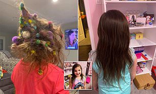 20 hrs detangling daughter's hair-freak toy incident, children's toys, follow News Without Politics, NWP, non political news source