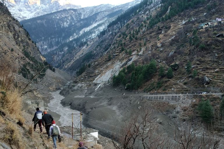 dam break flood non political news India glacier dam flood