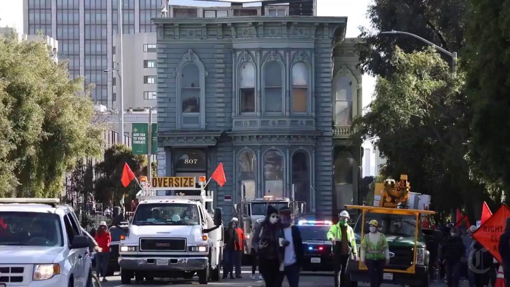 139-year-old Victorian house moved in San Francisco non political news unbiased news