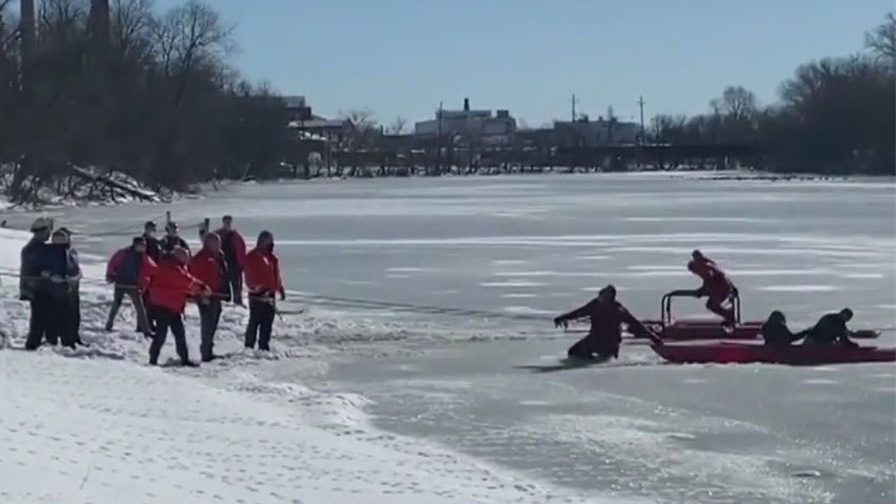 mom and child saved from icy passaic-river non political news source