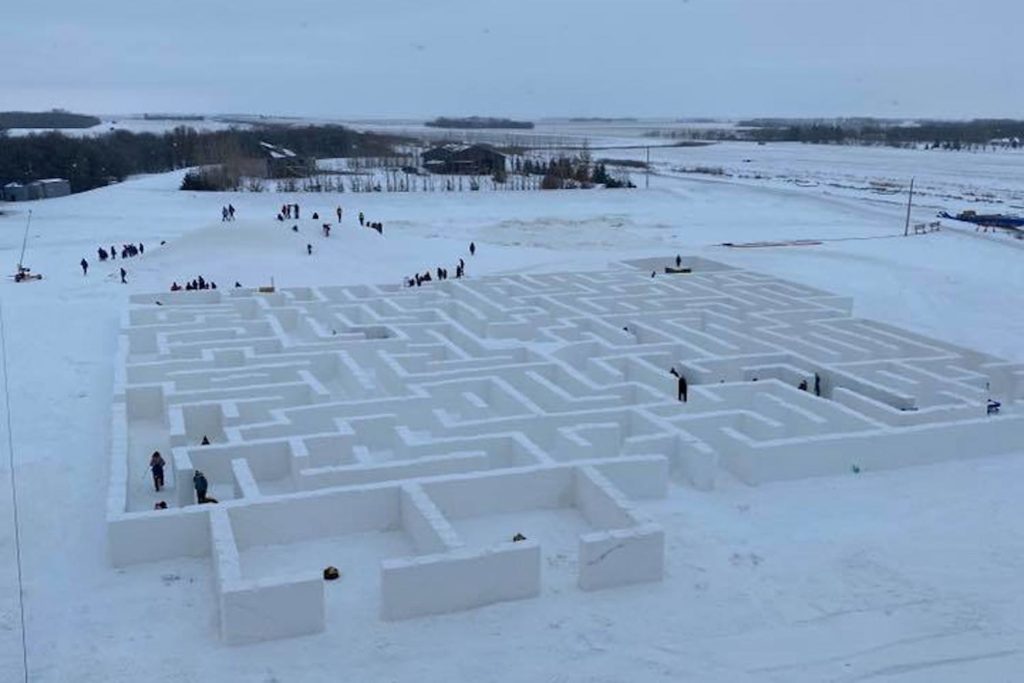 world's largest snow maze nonpartisan news