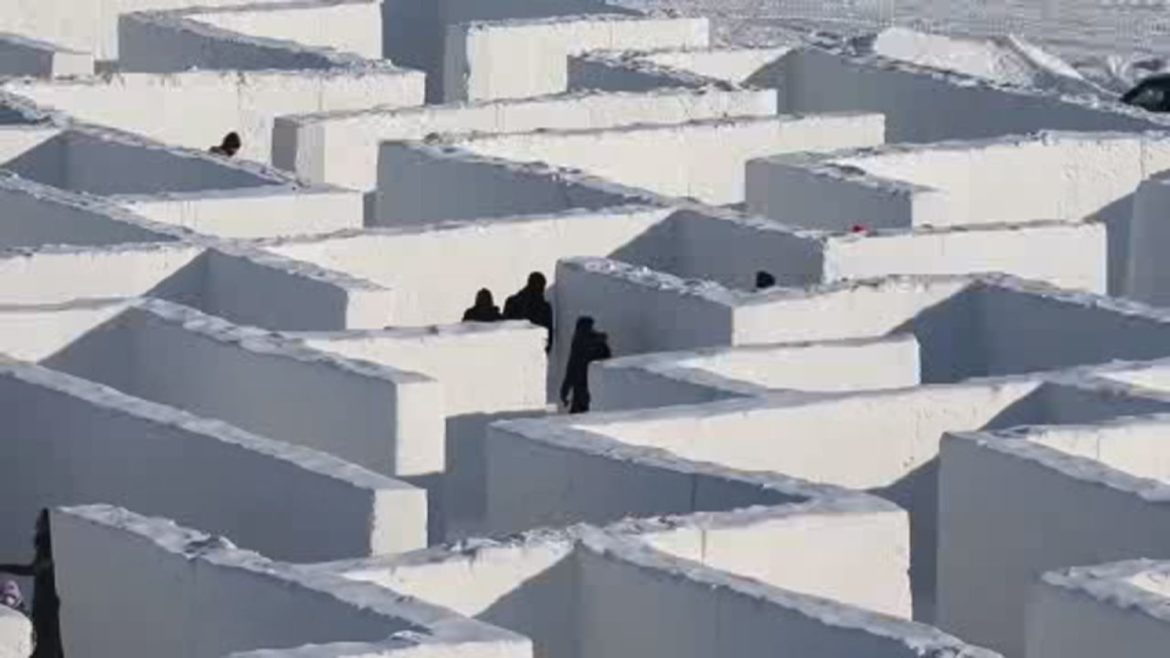 World’s largest snow maze doubles in size