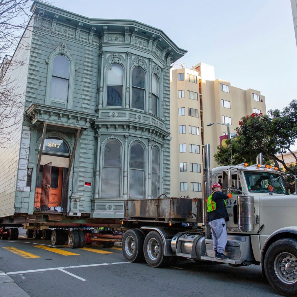 139-year-old Victorian house moved in San Francisco non political news unbiased news