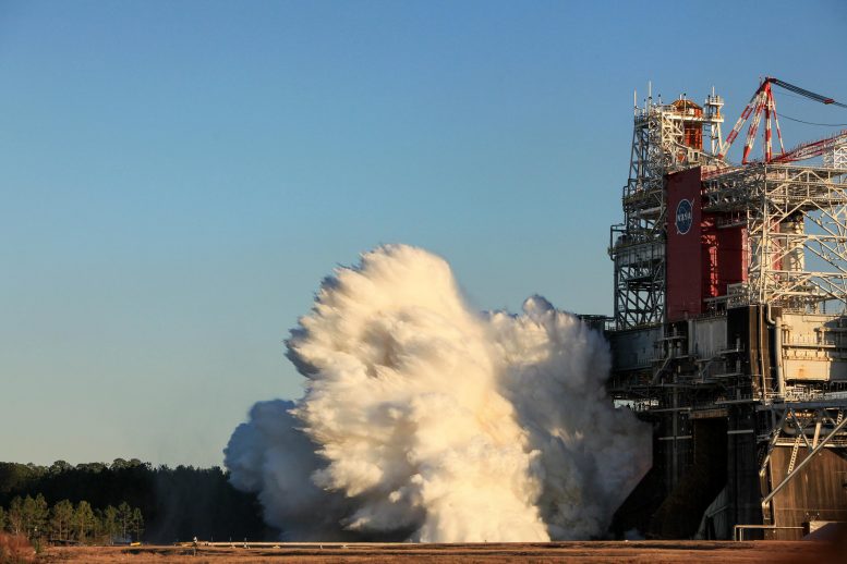 NASA Mega Moon Rocket passes key test!