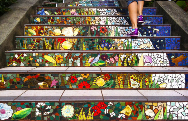 San Francisco’s mosaic staircases: a must see!