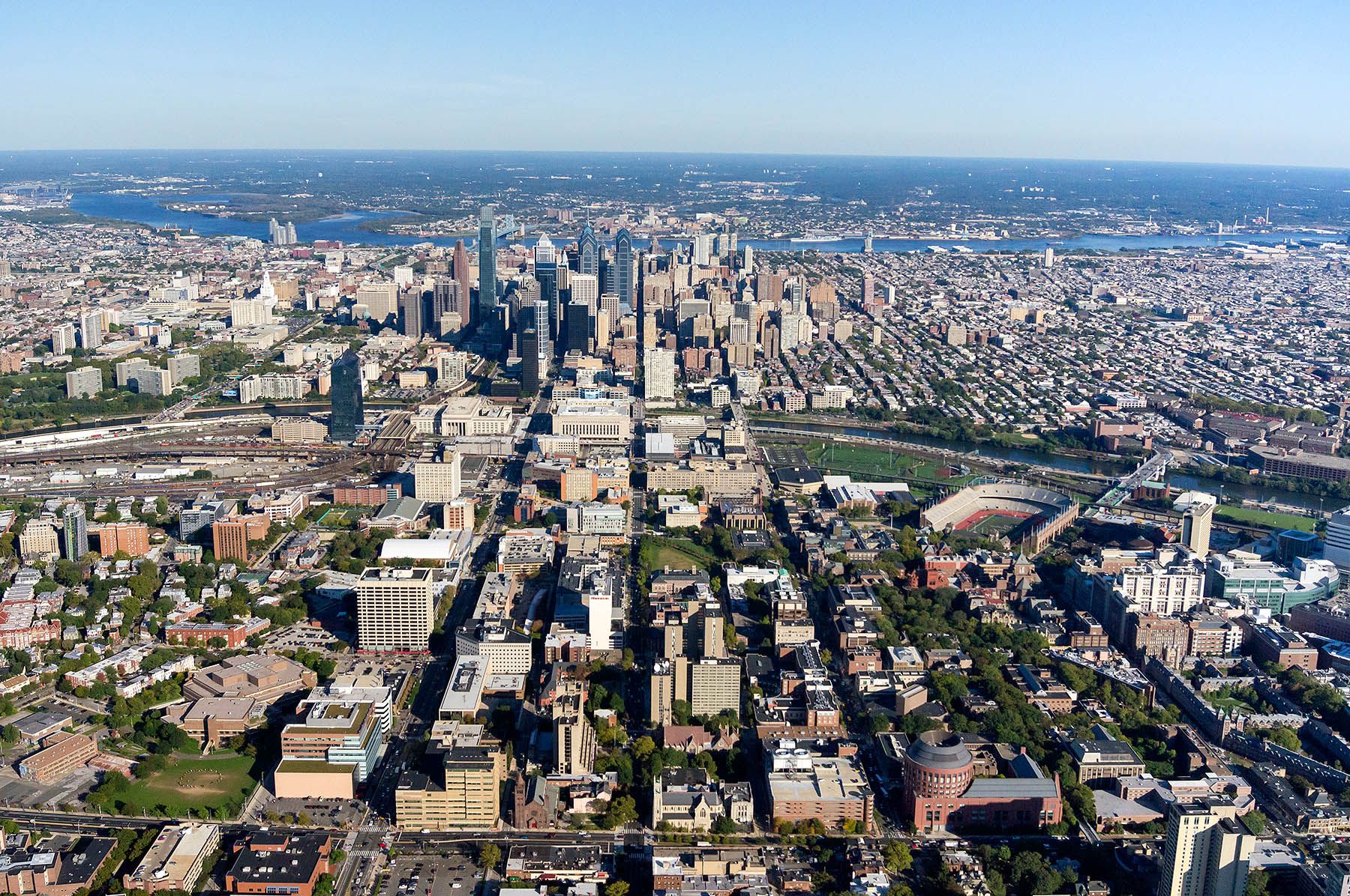 Филадельфия фото с высоты
