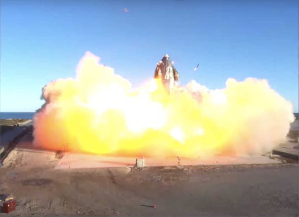 SpaceX Mars prototype lands then explodes non political news