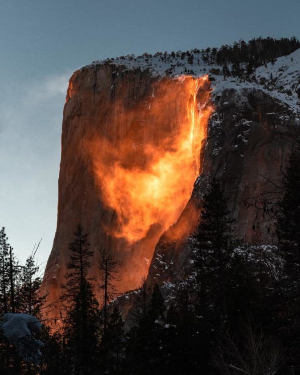 See Stunning Photos: 'Firefall'-Yosemite National Park, follow News Without Politics, NWP, top unbiased news without bias, California, environmental news no bias
