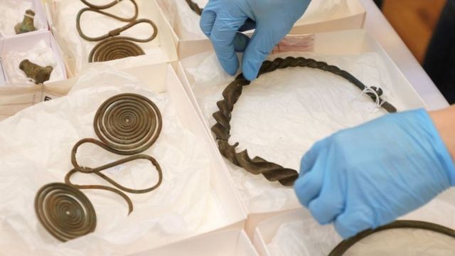 Bronze Age treasure discovered in forest