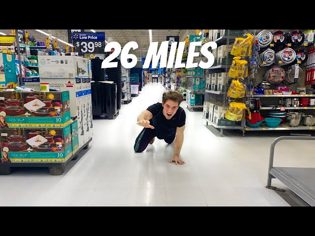 Guy Walked Full Marathon Inside Wal-Mart-Why?