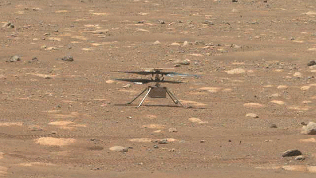 NASA’s Mars helicopter Ingenuity takes off!